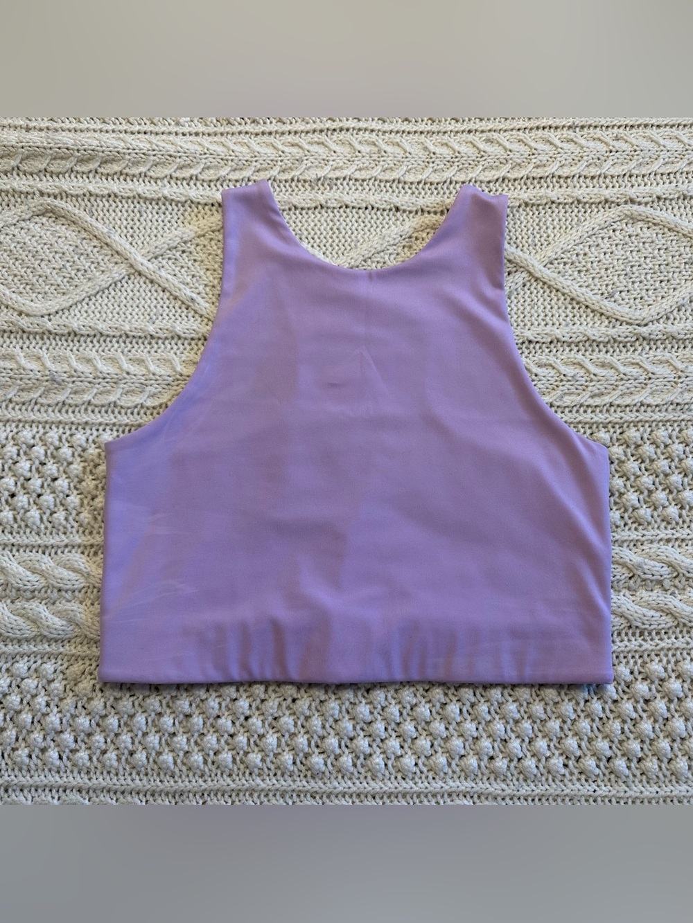 girlfriend collective - Dylan racerback bra - Color Lilac - Medium